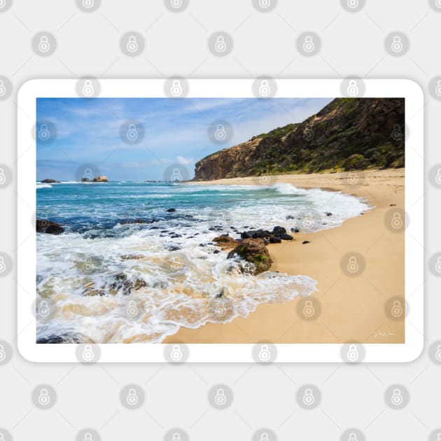 Fingal Beach, Cape Schanck, Mornington Peninsula, Victoria, Australia. Sticker by VickiWalsh